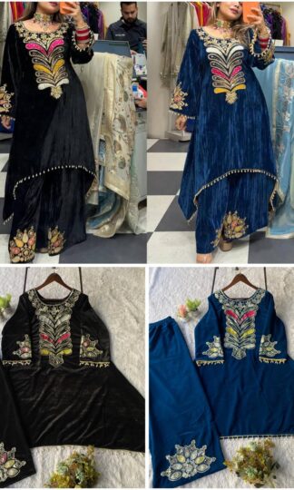 LG 2042 WINTER CORD SET WITH SEQUENCE EMBROIDERY WORKLG 2042 WINTER CORD SET WITH SEQUENCE EMBROIDERY WORK